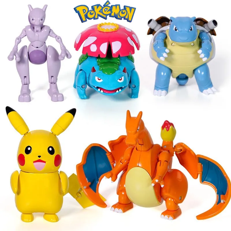 

Genuine Pokemon Ball Variant Toy Model Pikachu Jenny Turtle Pocket Monsters Pokemones Anime Figure Birthday Toys for Children