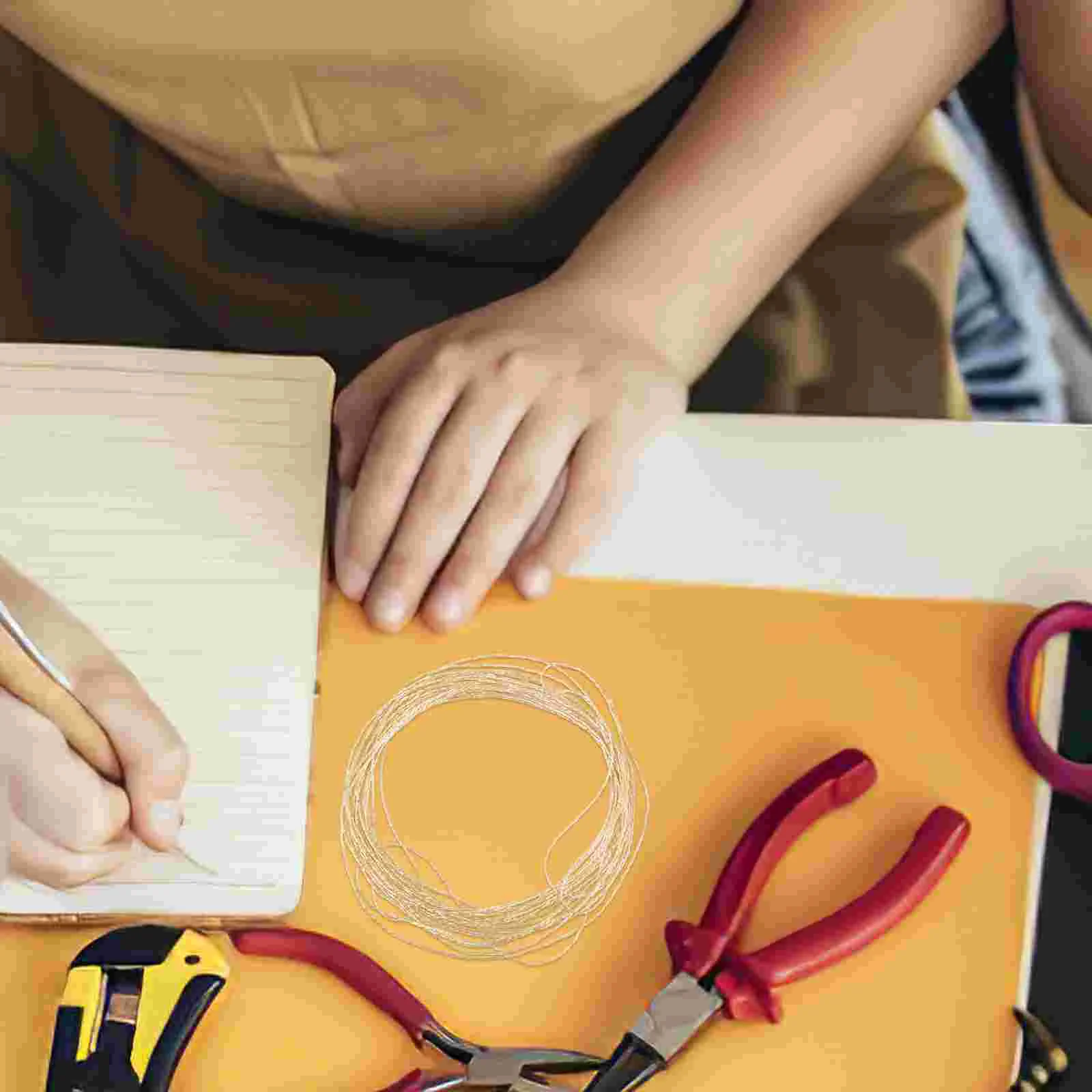 

12pcs Metallic Thread 8 Meter Metallic Embroidery Floss Silver Jewelry Thread for DIY Craft Household Manual Sewing Embroidery