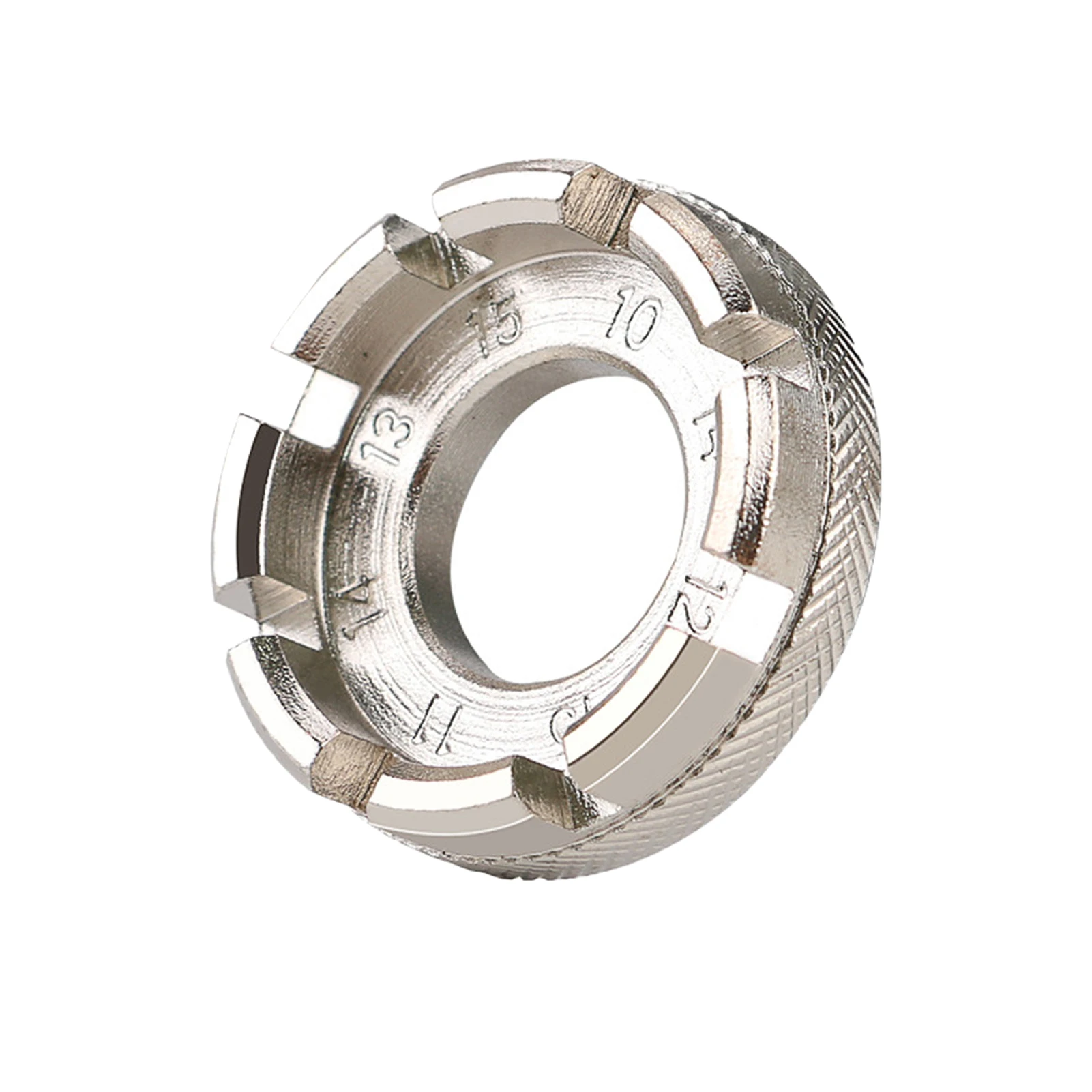 

Tool Steel Emergency Tensioner Size 10-15 Universal Adjust Tightness Round Portable Bicycle Spoke Wrench Cycling High Hardness