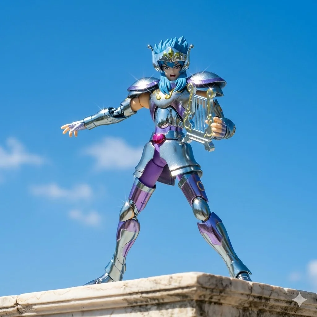 Фото В наличии: Saint Seiya MST Lyra Orphee Silver Saints EXM Myth Cloth Metal Armor Diecast Action Figure Collection Toy Gift №4