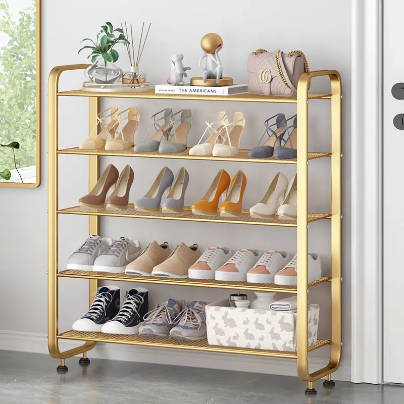 

Multilayer Shoe Cabinets Furniture Metal Minimalist Simple Shoe Cabinet Storage Space Saving Zapatera Organizador Entrance Shelf