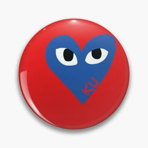 I Heart Ku мягкая пуговица булавка на воротник одежда для влюбленных лацкан