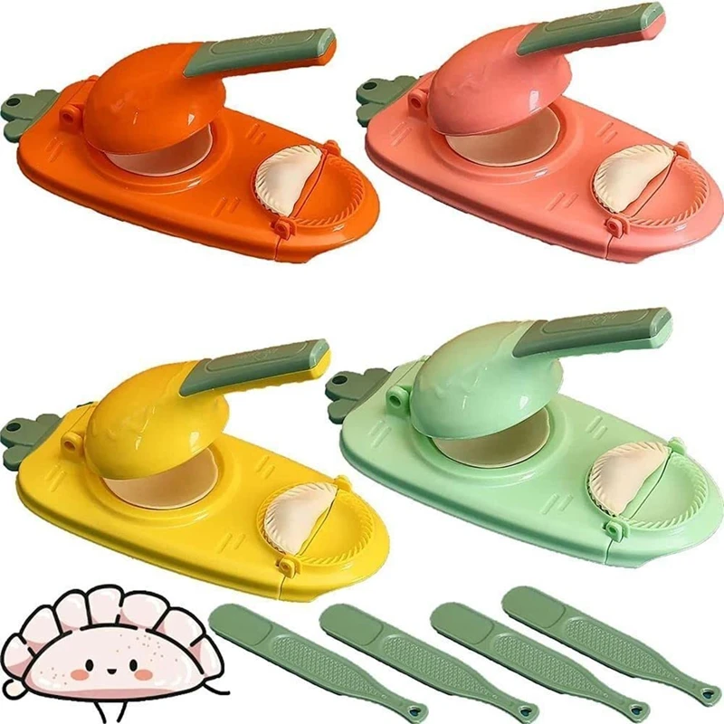 

Pressing Tool Set DIY Dumpling Maker Mould Manual Press Dumpling Crust Tool Dumpling Wrapper