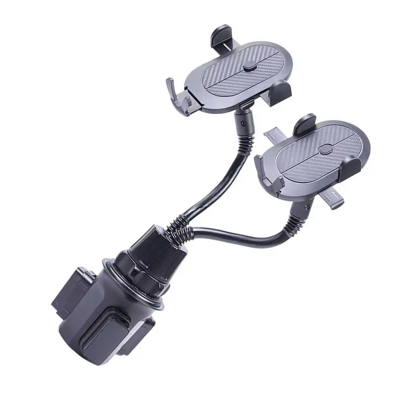 

Подстаканник для телефона Модернизированный двойной держатель для телефона подстаканник для телефона Автомобильный Универсальный Регулируемый держатель для чашки