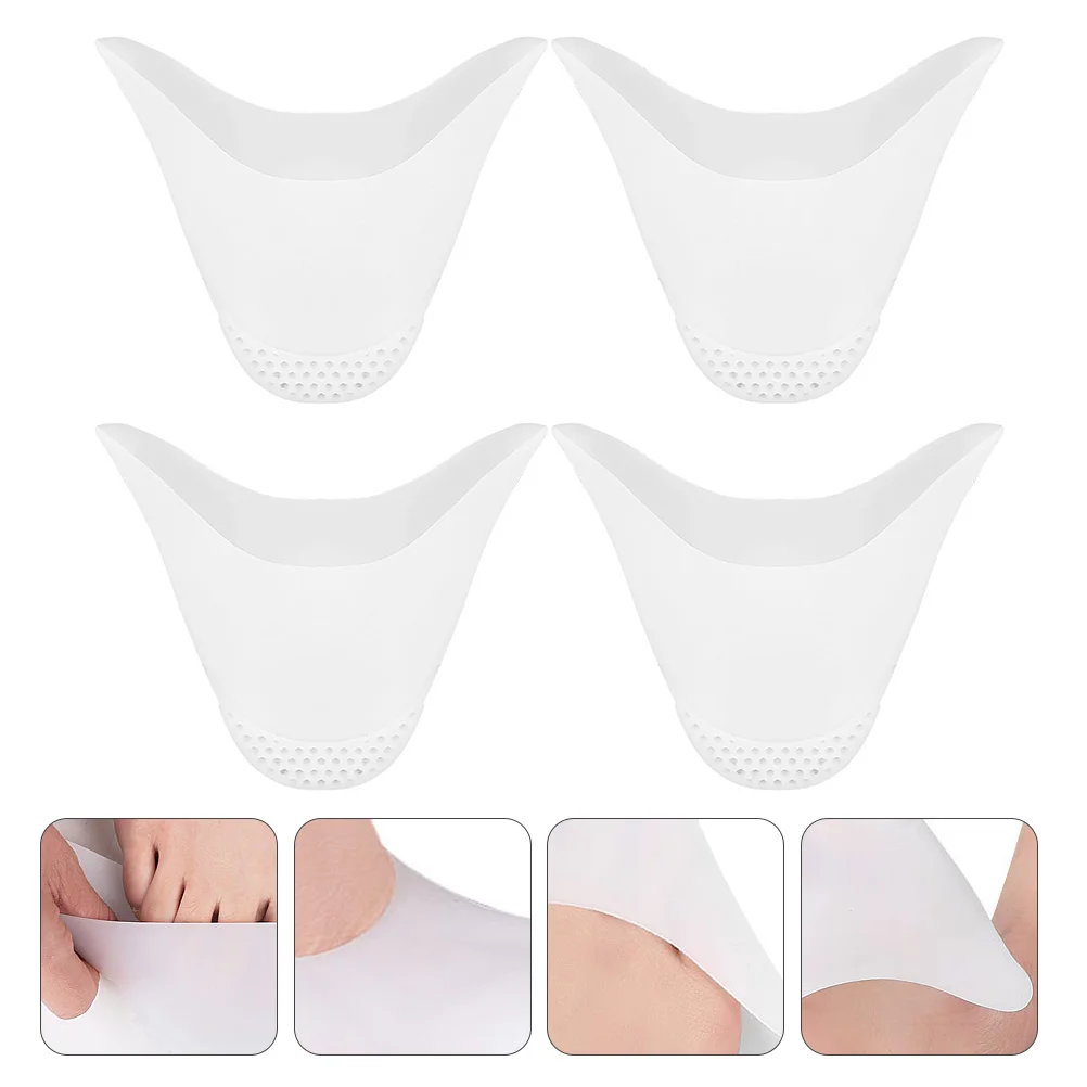 

2 Pairs Thickened Toe Cover Foot Toe Protective Cover High Heels Foot Care Tiptoe Cover for Family Dancer Relative