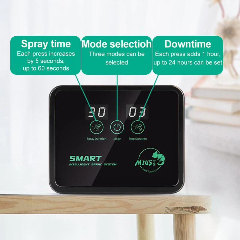 Интеллектуальный туман для рептилий электронный увлажнитель таймер