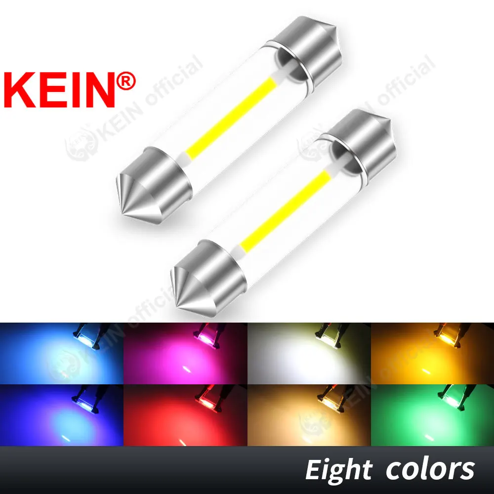 

KEIN 2PCS Led C5W Лампа C10W Лампа 31мм Фестон 36мм 39мм 41мм 28мм 31 мм Внутренний Автомобильный Свет Розовый Теплый Белый Синий Красный 6В 12В 24В
