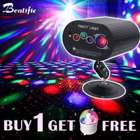 karaoke disco light for home dance party nightclub bar club stage lighting 3 color laser projector with sound activated flash