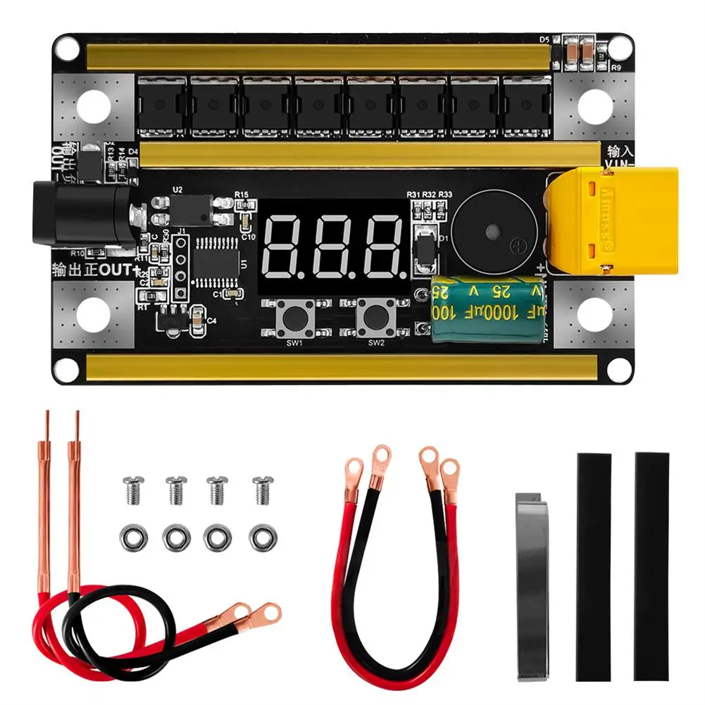 

1 Set 99 Levels Adjustable 12v Spot Welding Machine Control Board Set Handheld 18650 Lithium Battery Spot Welder Diy Accessories