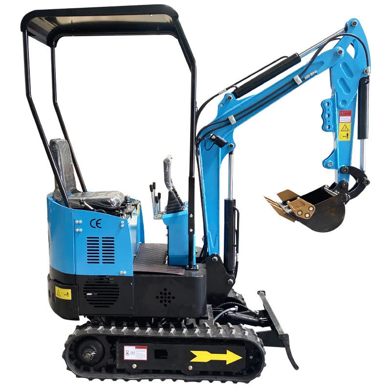 Chinese Mini Excavator 1T Mini Digger  Crawler Small Bagger For Sale