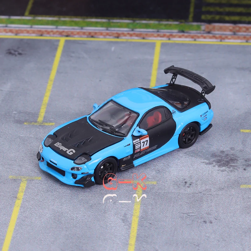 

MASTER 1:64 для Mazda RX-7 Amamiya FD3S, открытая крышка, имитация из сплава, украшения для модели автомобиля