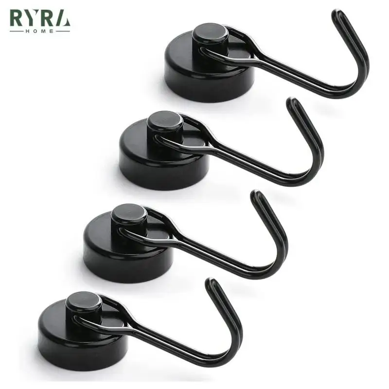 

Multi-Purpose Heavy Duty Magnetic Hook, Strong Neodymium Magnets Hanger Hooks For Home, Refrigerator, Grill, Kitchen,Key Holder