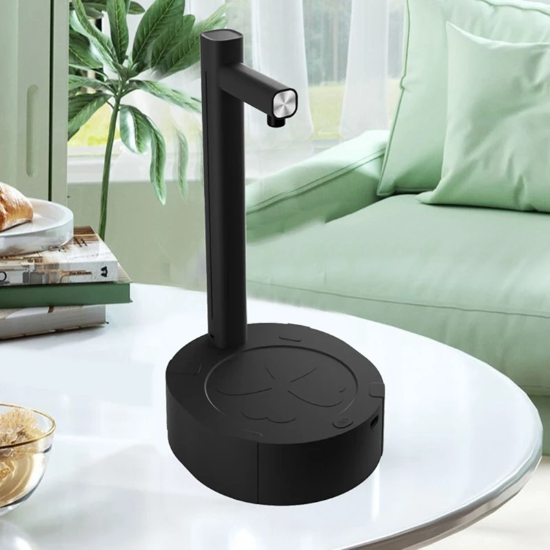 

Portable Intelligent Desktop Electric Water Dispenser Bottle Barreled Gallon Pump USB Automatic Drinking Water Machine Black