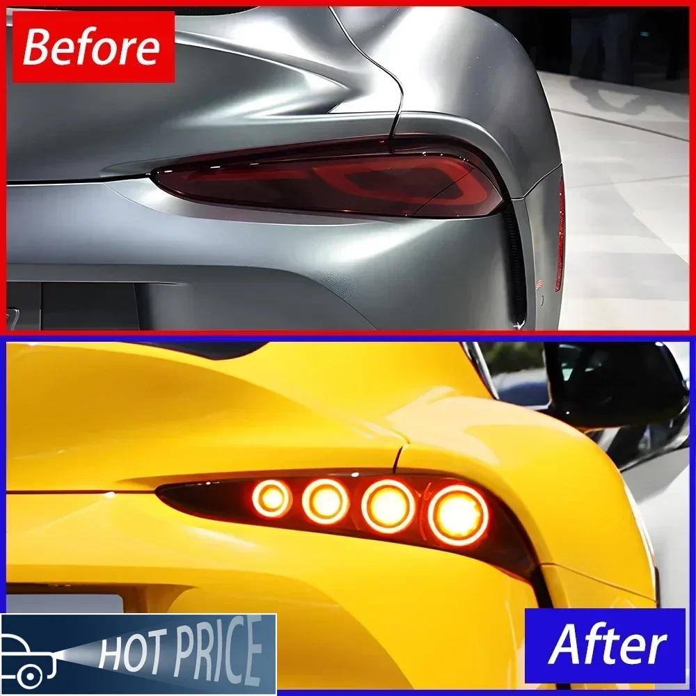 Для Toyota Supra 2018-2023 автоматические задние фонари новое обновление противотуманный
