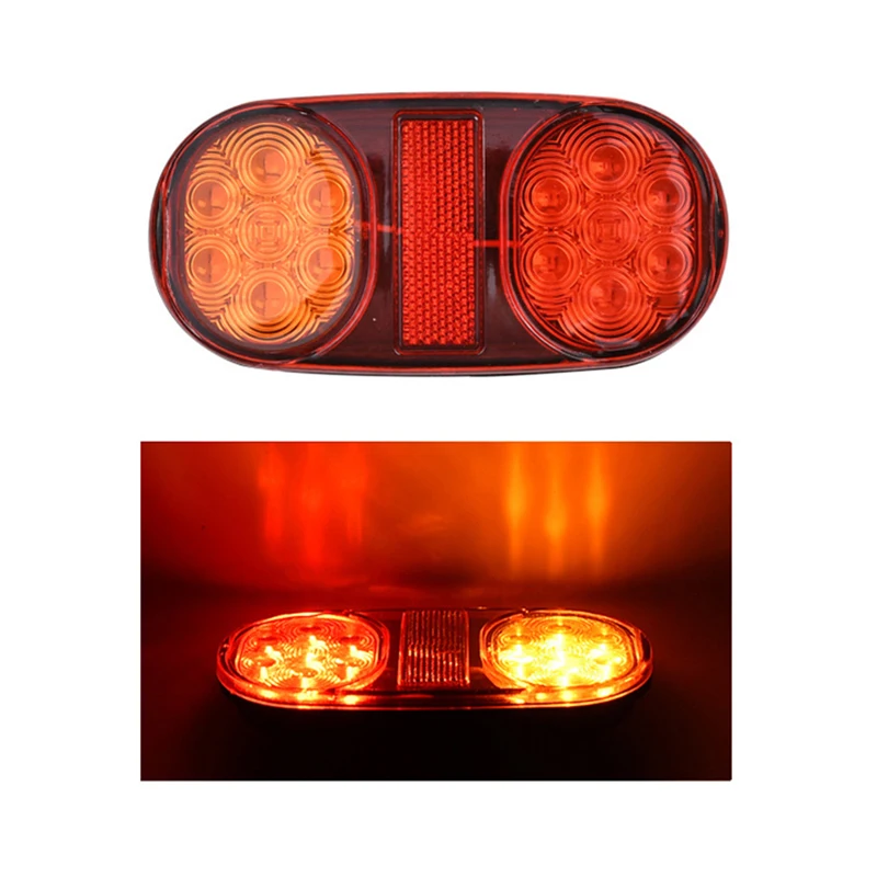 

14 LED 12V Truck Trailer Boat Caravan Car Rear Tail Light Brake Taillight