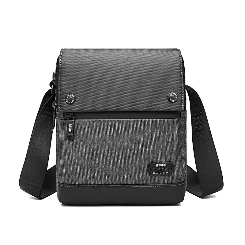 Мужская сумка-мессенджер через плечо маленькая деловая водонепроницаемая