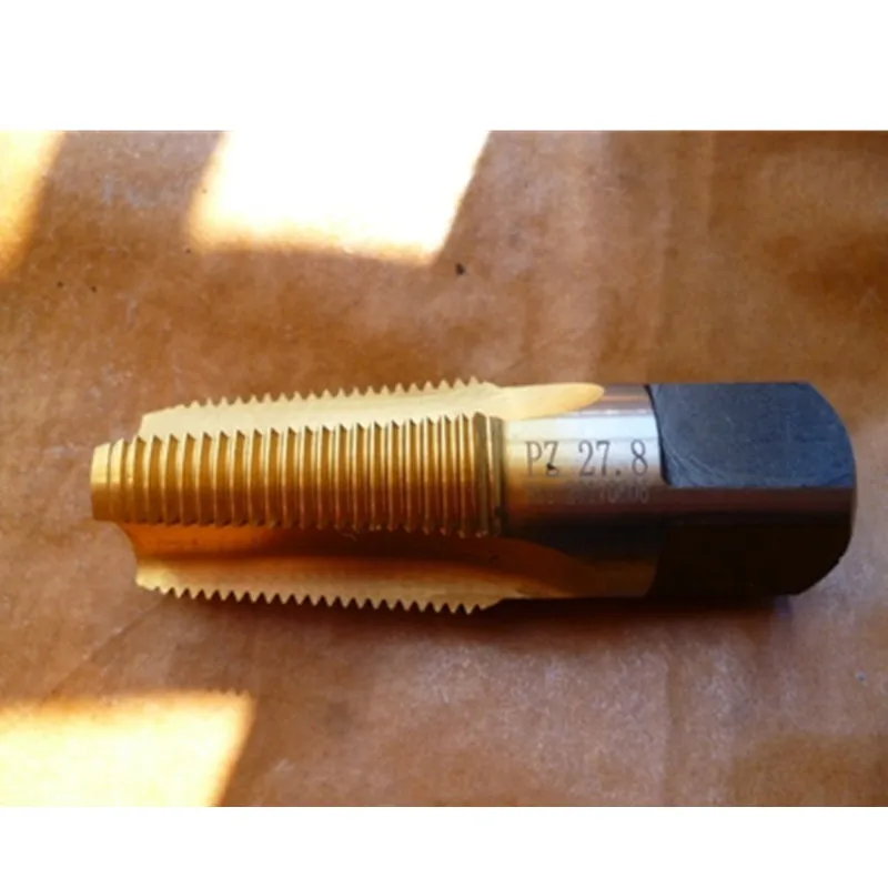 Цилиндрический конический резьбовой кран PZ27.8 с титановым покрытием