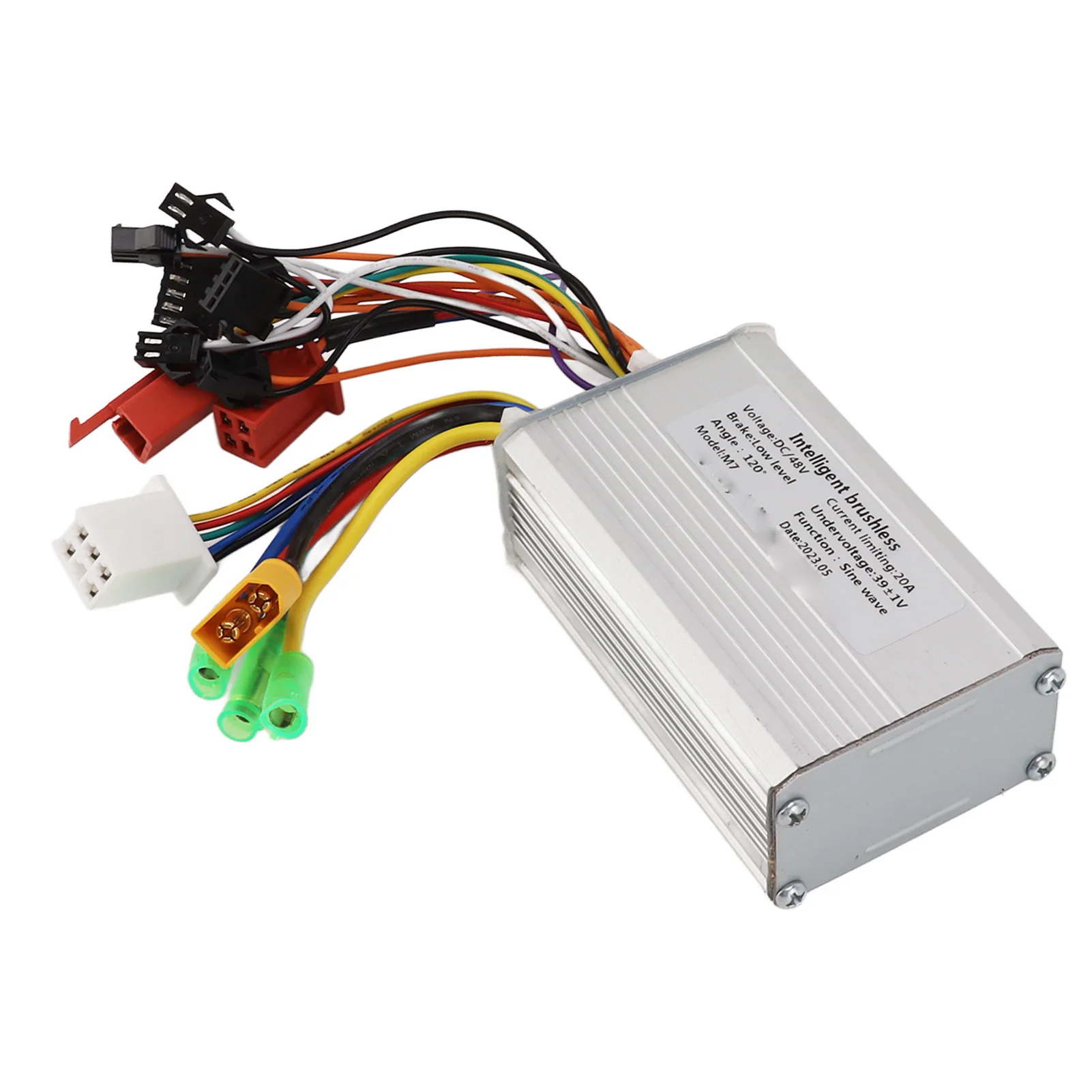 500 Вт 48 В бесщеточный контроллер для электрического велосипеда с корпусом из