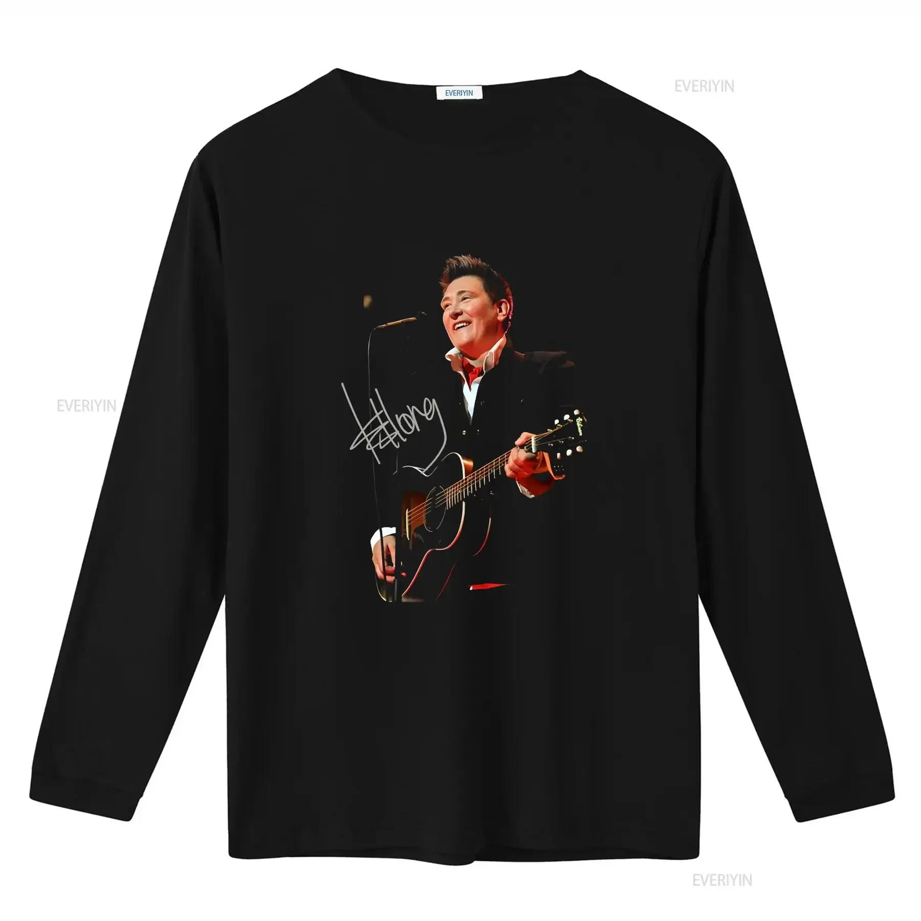 Фото Футболка K.D. Lang Singer Face Signature с коротким рукавом, размеры S-4XL, для фанатов, NL1529, винтажная, с эффектом потертости, стритвир, эластичная, дышащая №3