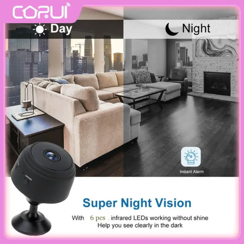 

1080p Ip Wireless Mini Wifi Camera Infrared Night Video Surveillance A9 Mini Camera Mini Camcorder Motion Detection