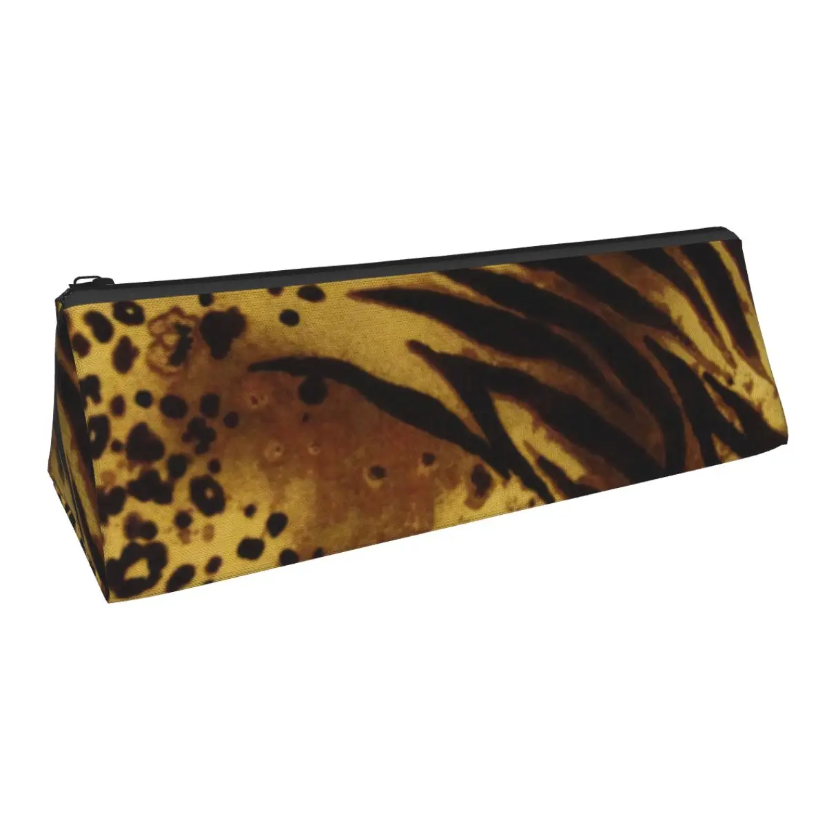 

Гепардовый коричневый фотоальбом с животным принтом для девочек и мальчиков кавайный пенал органайзер для ручек на молнии для колледжа