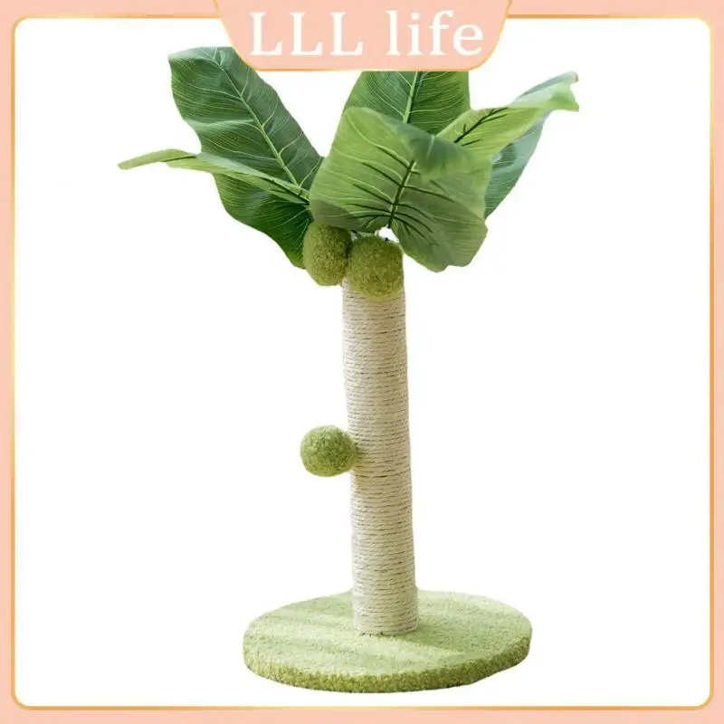 

Harmless Cat Scratcher Tree Wood Board Posts With Sisal Rope Natural Environmental-friendly Cat Scratching Column Pet Supplies