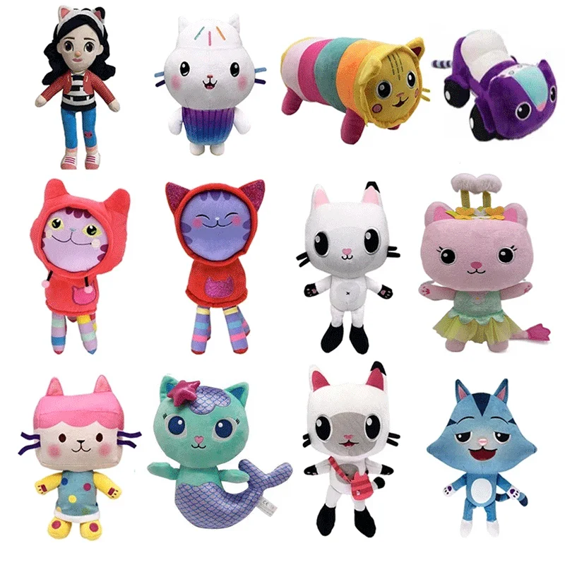 Кукольный Домик Габби Рынок Плюшевая Игрушка Кошка Мягкая Разноцветная Ала Или