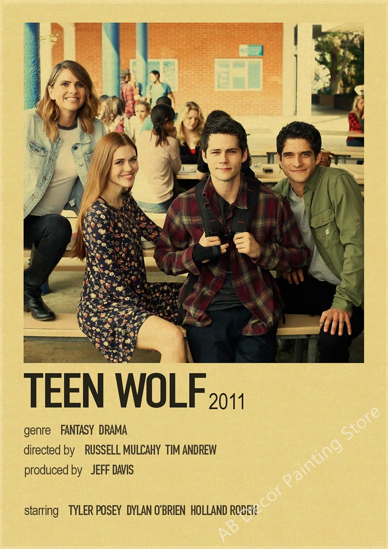 

Винтажный постер "Teen Wolf" А4/A3