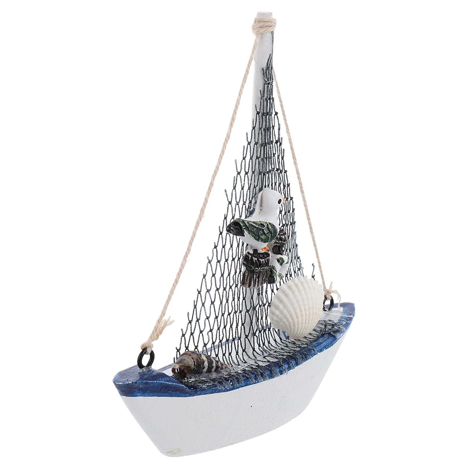 

Sailboat Boat Ship Wooden Decorationmini Ornament Nautical Model Sailing Miniature Pirate Figurine Cruise Home Marine Theme