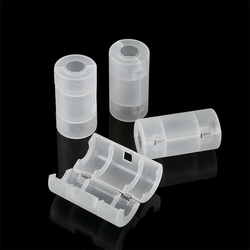 

4pcs Battery Converter Cases AA To C Size Adapter Case Shell High Quality