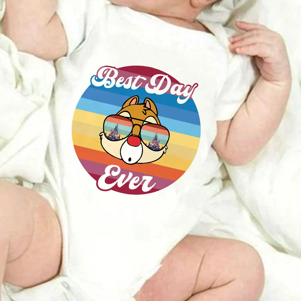 

Оригинальный детский комбинезон с рисунком "Дэйл", модная одежда для сестры, младенца, брата, летний Повседневный брендовый комбинезон для новорожденных