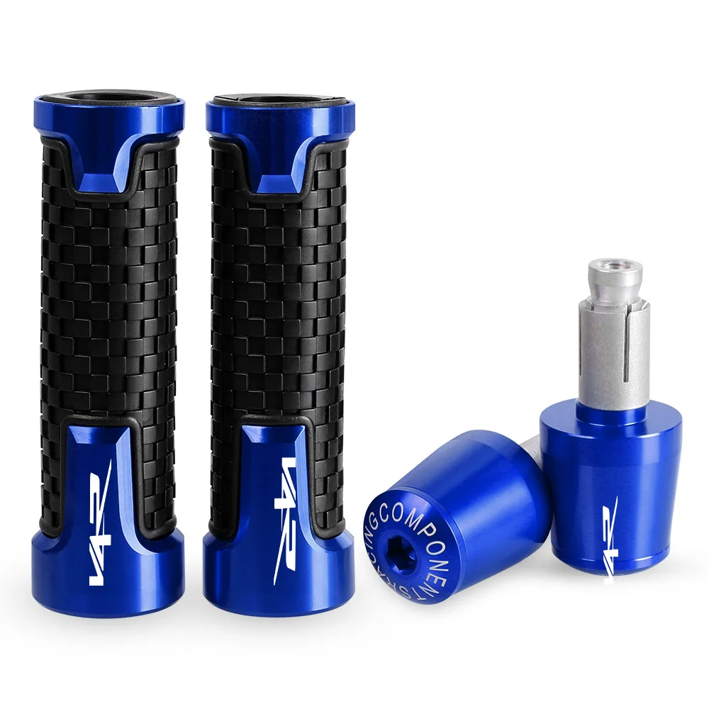 

Motorcycle Accessories 22MM Handle bar grips handlebar grip ends For Aprilia V4R V 4 R TUONOV4R 2011 2012 2013 2014