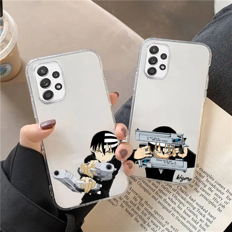 

Anime Babaite Soul Eater Death the kid Phone Case Transparent For Huawei P20 P30 P40 honor mate 8X 9X 10i Pro Lite