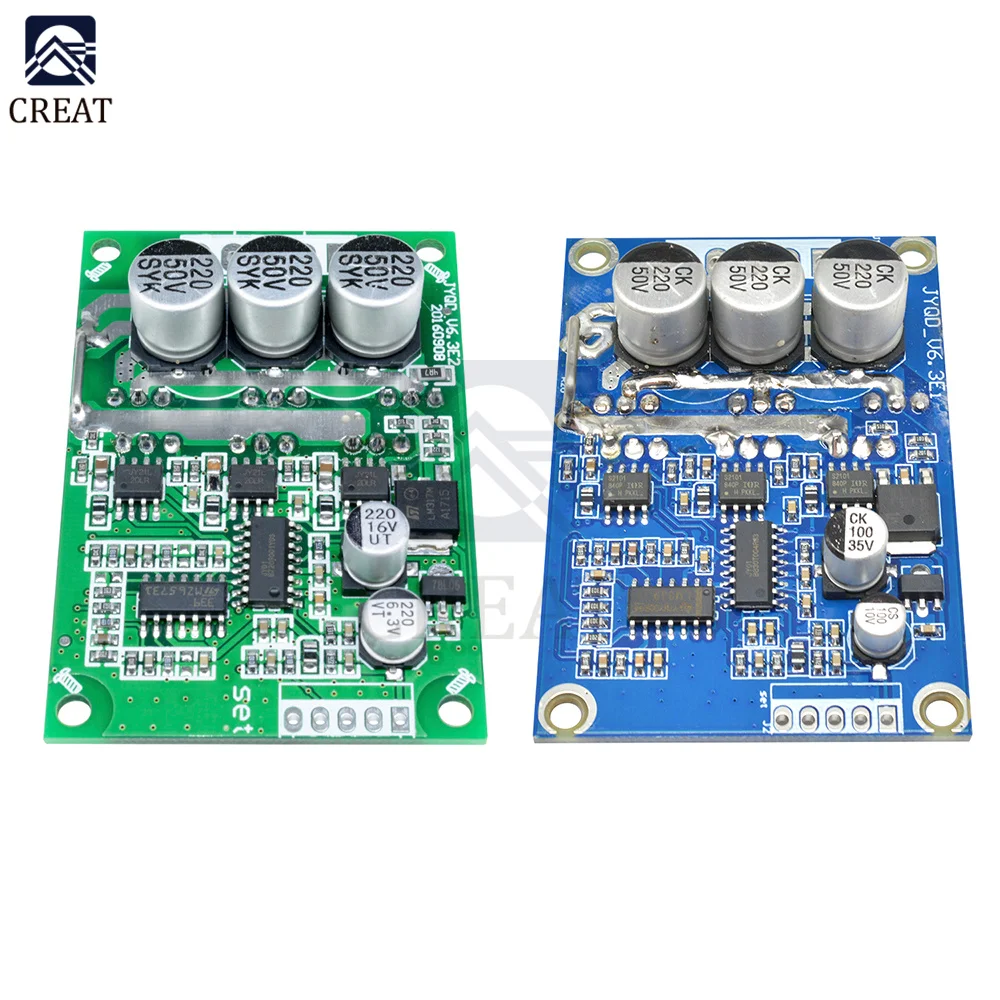 

PWM Brushless DC Motor Controller Hall Motor Board Balancing Automotive Balanced BLDC Car Driver Controller Board