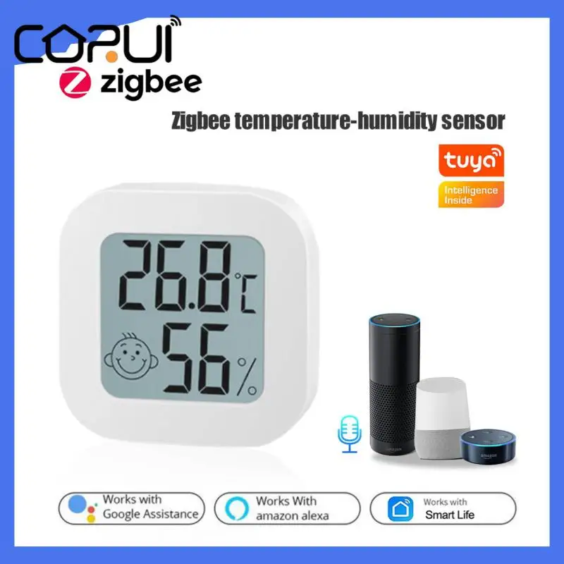 

CORUI Tuya ZigBee Temperature And Humidity Sensor Automation Remote Control Works With Alexa Google Home And Smart Life APP