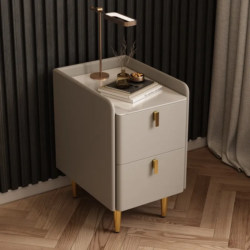 

Natural Wood Modern Nightstands Small Storage Trendy Mobile Bedside Nightstands Mesa Lateral Mesita De Noches Bedroom Furniture