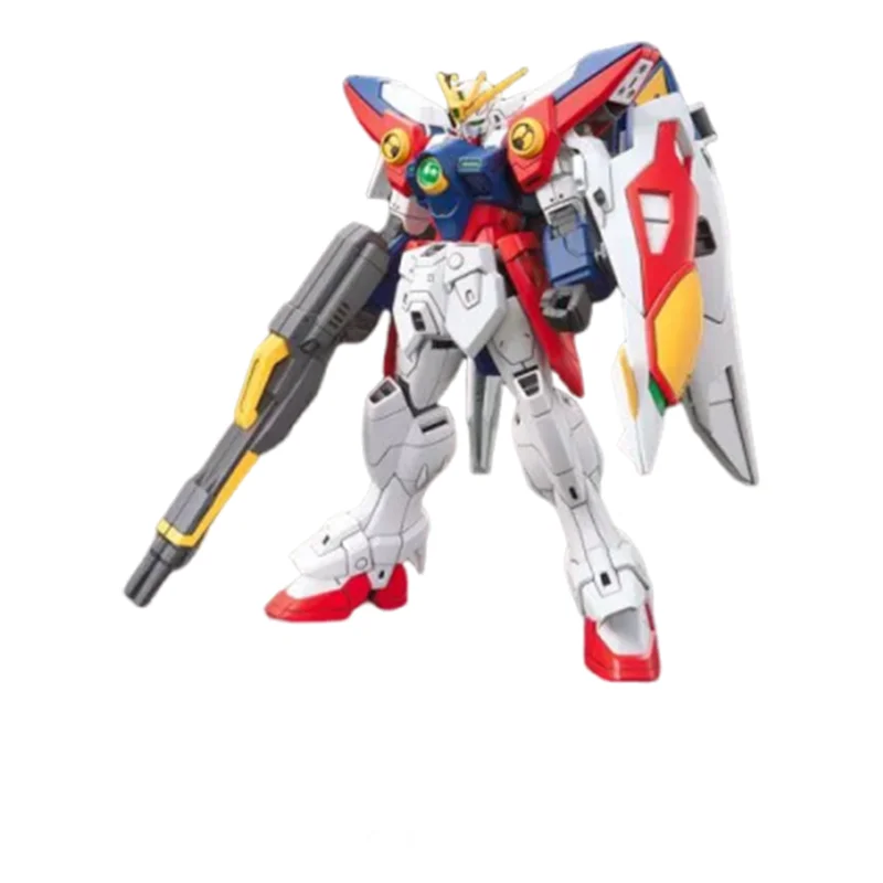 Фото Оригинальный сборный набор Bandai Gunpla HG 1/144 W XXXG-00W0 Wing Zero, коллекционная модель, подарок на Рождество №4