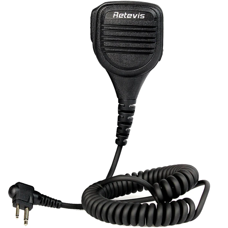 Retevis 2Pin M Plug Walkie Talkie Speaker Microphone Side PTT For Motorola GP68/GP88/GP300/GP2000/CT150/P040 DEP450 EP450