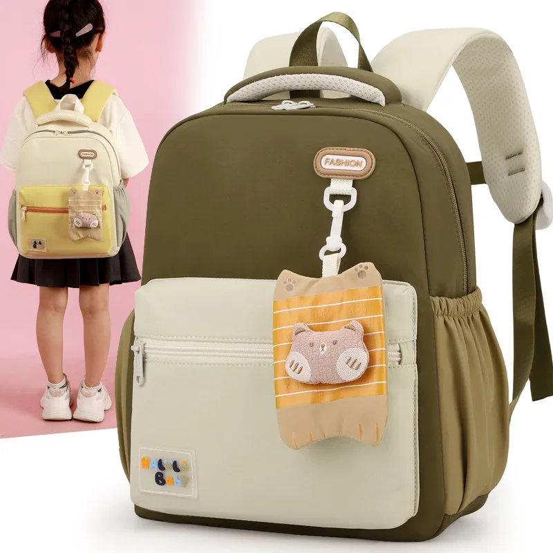 Фото Новый детский милый рюкзак Kawaii для школы, модный рюкзак с героями мультфильмов для мальчиков и девочек, сумка для книг для учащихся начальной школы, легкие детские рюкзаки №4