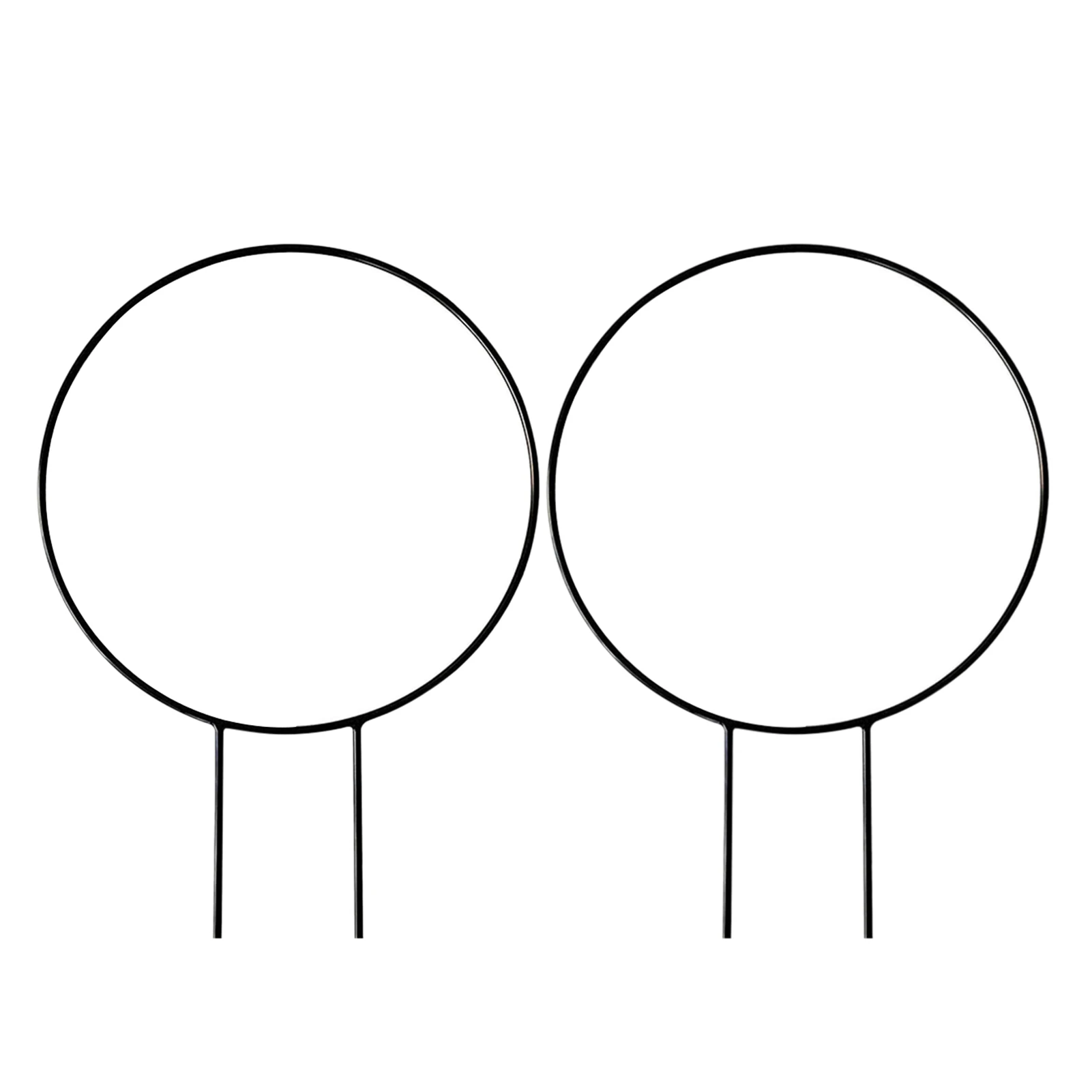 

2 шт. круглый простой в использовании Прочный для подъема растений, садовый решетчатый плющ, железная подставка для цветов, овощей в горшке, ...