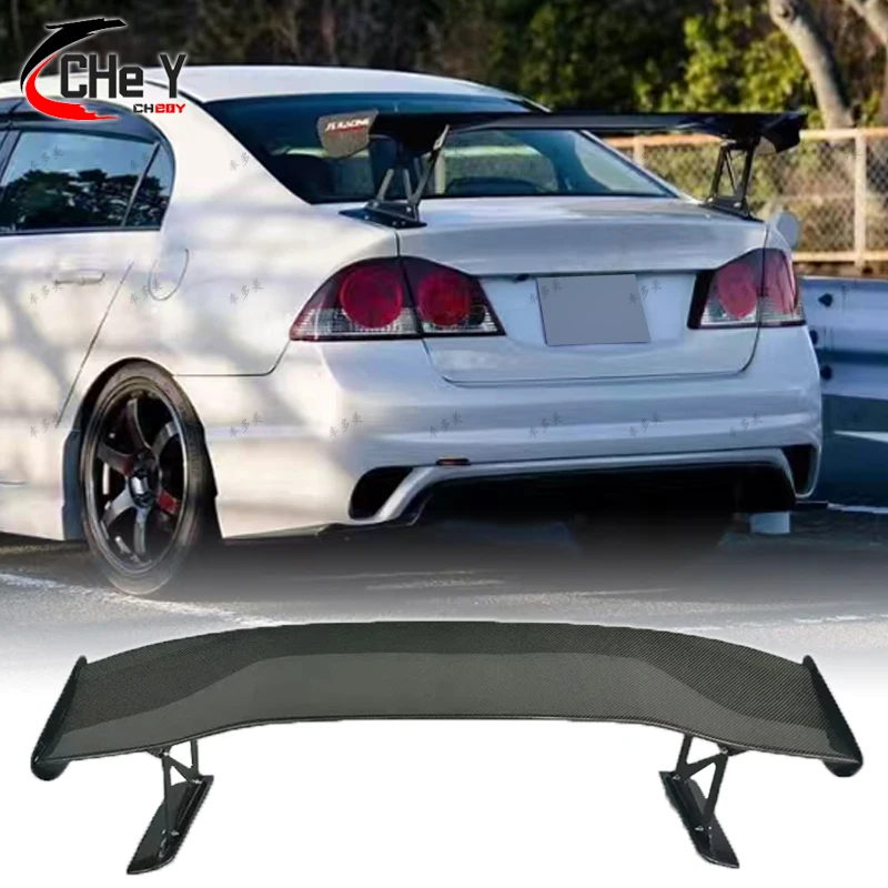 Для Honda Civic 2006-2012 General Motors стиль fd2 крыло спойлер из углеродного волокна багажный