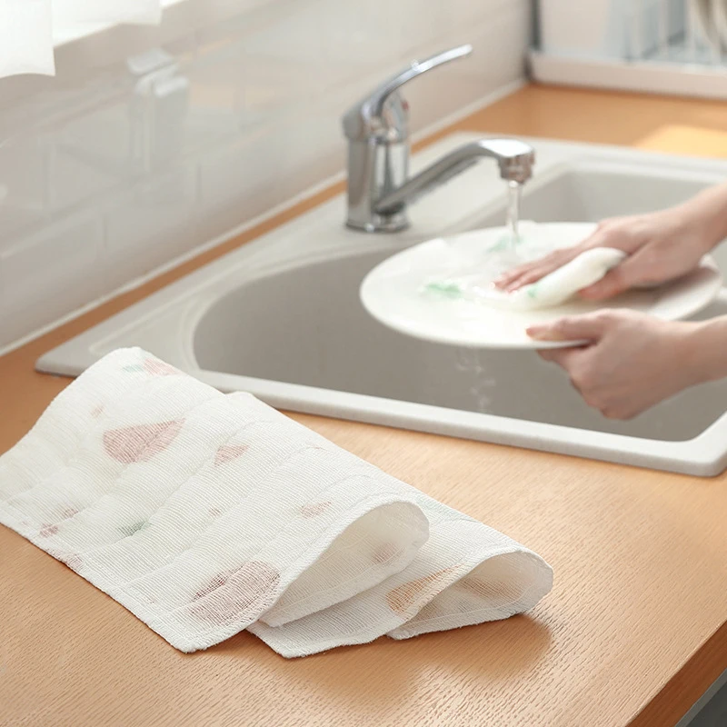 

Восьмислойное нежирное полотенце для мытья посуды из древесного волокна с принтом скандинавские мощные влажные салфетки для дезактивации посуды масляные пятна ткань для очистки