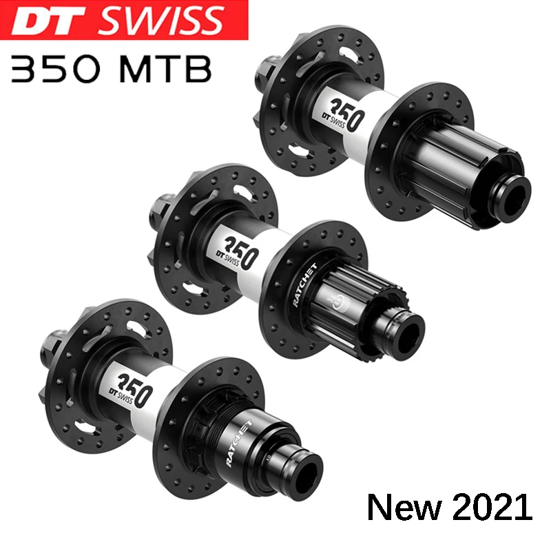 

New 2021 Original DT Swiss 350 MTB Bicycle Classic Pull Wheel Hub 32H 6-pin Disc Brake Front 110*15 rear 148*12 36T Ratchet