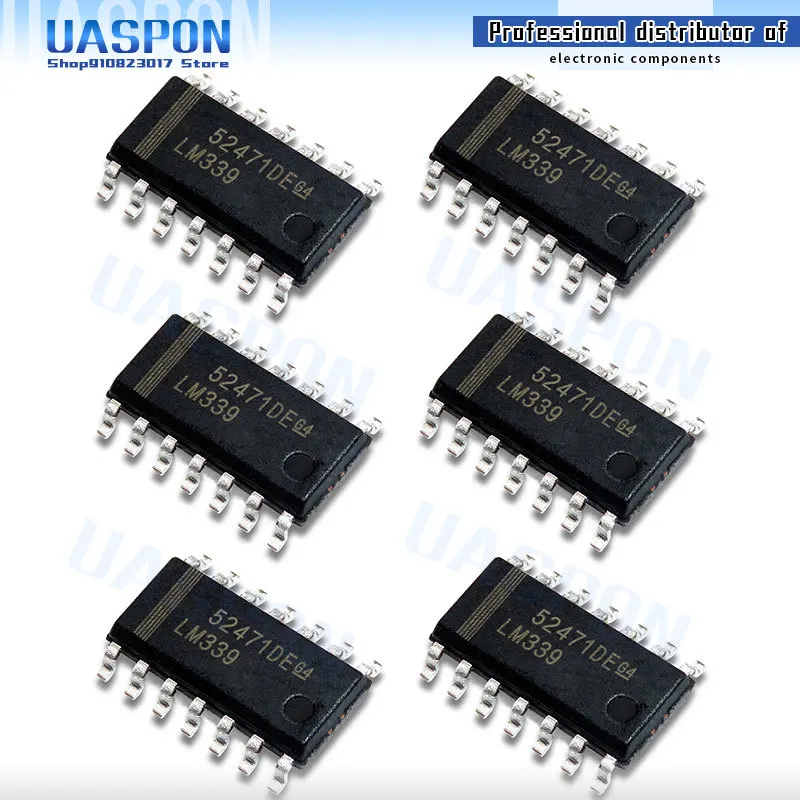 20 шт. LM339DR SOP14 LM339 SOP LM339DT SMD LM339DR2G SOP-14 339DR Новый и оригинальный IC
