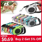 Автоматический выдвижной поводок для собак 34 м, поводки для бега, поводки для собак, товары для домашних животных