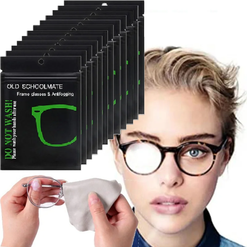 

5pcs Anti-fog Suede Glasses Cloth Reusable Microfiber Anti-fog Glasses Cloth Glasses Lens Anti-fog Mobile Phone Cleaning Wipe