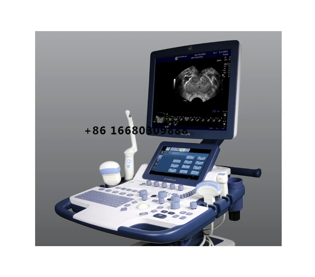 Б/у ультразвуковой аппарат GE LOGIQ F6 цветной допплер 2017 б/у с 3 зондами медицинский