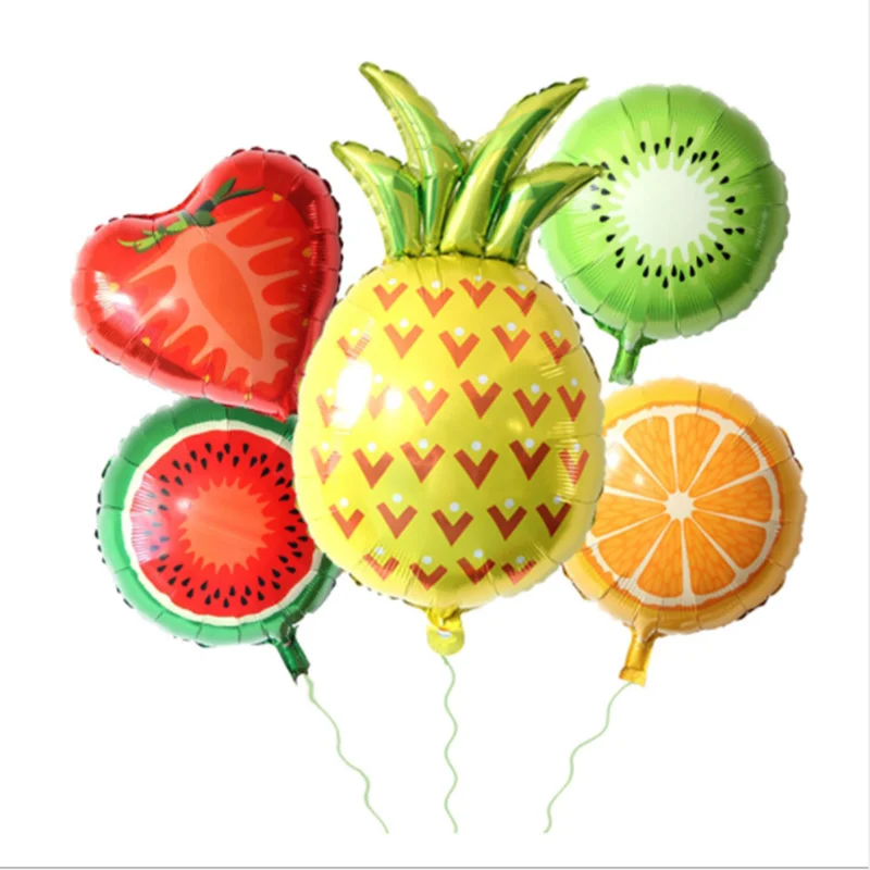 Новые 18 дюймов тропические фрукты фольги Воздушные шары растение кокосовое