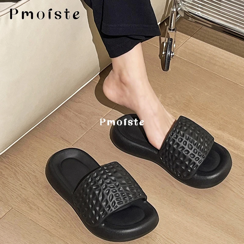 Platform Women's Home Slippers Summer Peanut Shoes for Women Outdoor Designer Slides Wear-resistant Soft 2023 EVA Slipper