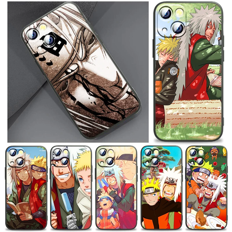 

Anime Naruto Teacher Jiraiya Phone Case For iPhone 11 12 13 Mini 14 Pro Max 11 Pro XS Max X XR Plus 7 8 SE Silicone Cover